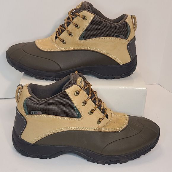 L.L. Bean Men's (13M) Brown Tan TEK 2.5 Storm Chaser Waterproof Ankle Duck Boots - Picture 2 of 13